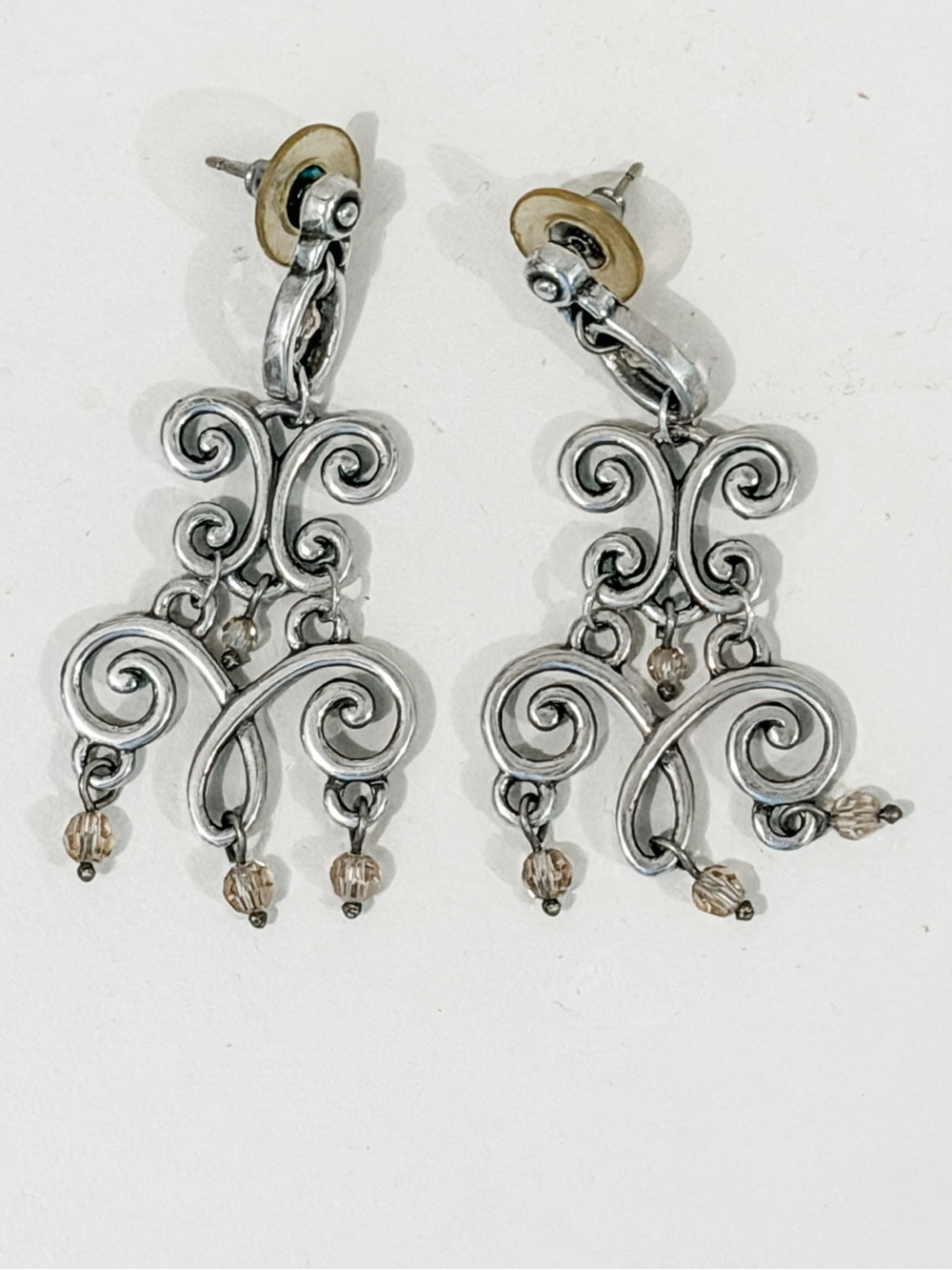 Brighton silver chandelier earrings